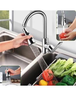 Въртящ се накрайник за кухненска мивка с три функции на струята 360 градуса